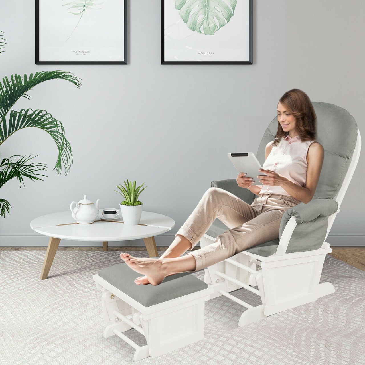 Glider and nursing ottoman hotsell
